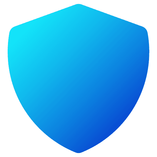 A blue shield icon